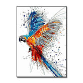 Paint by Numbers Parrot